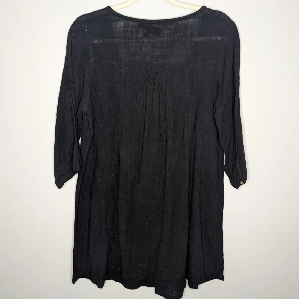 Pretty Angel Bejeweled Witch Core Gothic Tunic Dress with Charms/Tassels size L - Picture 6 of 6